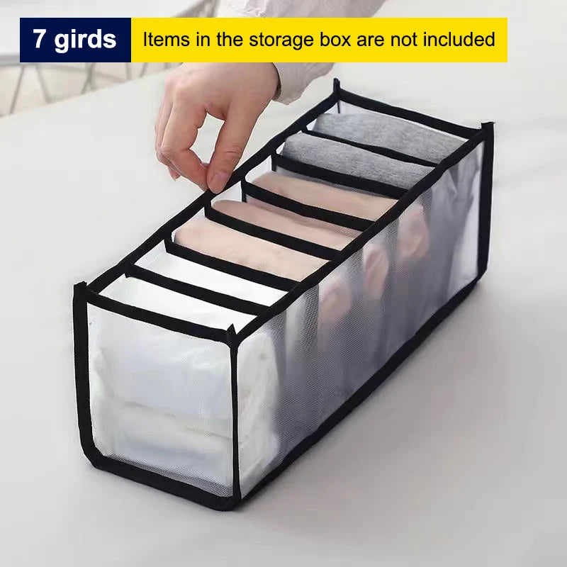 Home Mesh Sock Organizer Box Wardrobe Dormitory Storage Bag 11 7 6 Qme A3