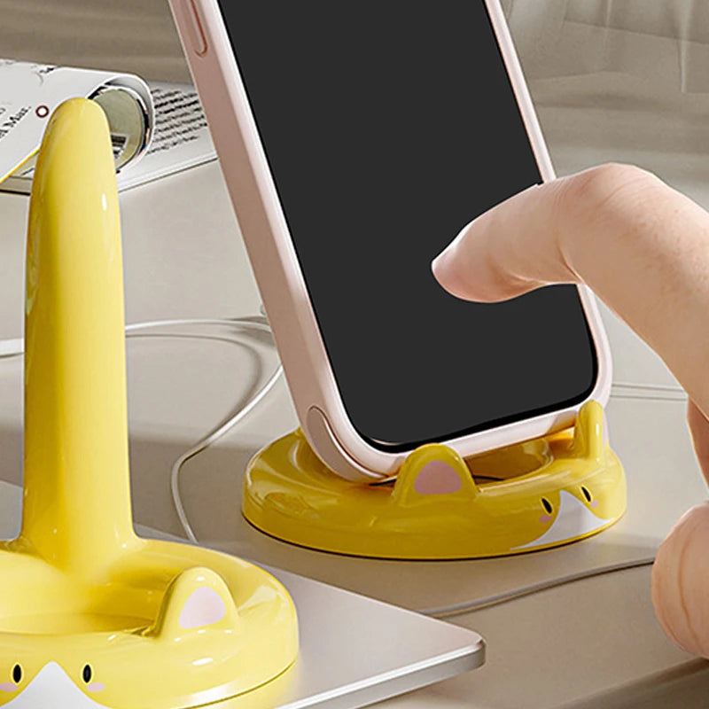 Mini Mobile Phone Holder Creative Desktop Can Be Used As Decorative Qme
