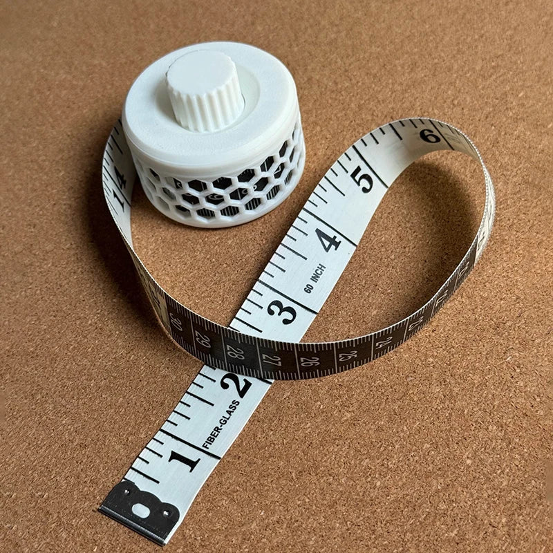 Sewing Tape Measure Storage Box Space-saving Home Office Supplies Qme