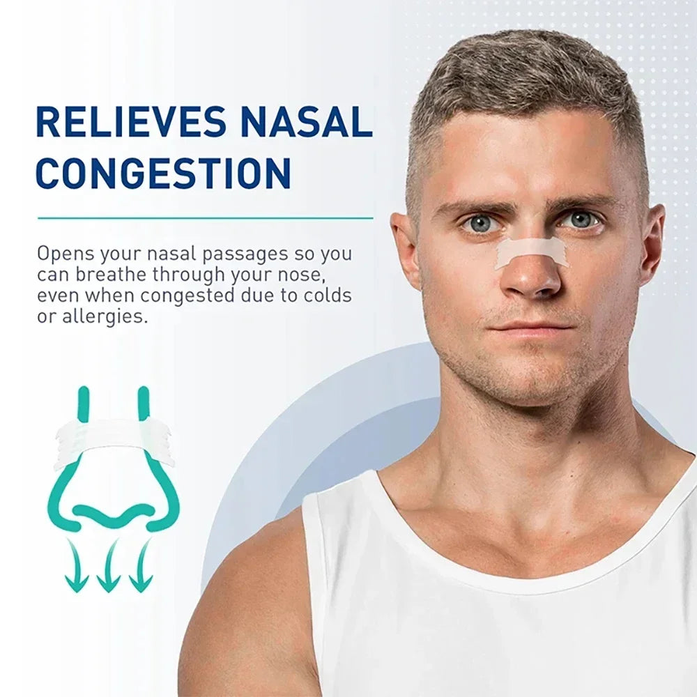 Anti-snoring Nose Strips Better Breathing Sleep Nasal Exercise Air Qme