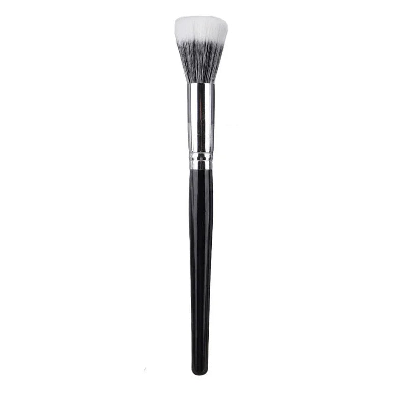 1PC Stippling Blush Brush Blending Brush Makeup Brush Soft Wool Professional Concealer Highlighter Brushes Women Cosmetic Tools Qme black China Mainland