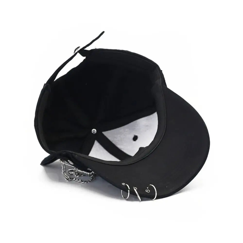 Fashion Hiphop Cat Ear Baseball Cap Rivet Pin Peaked Spicy Girls Qme