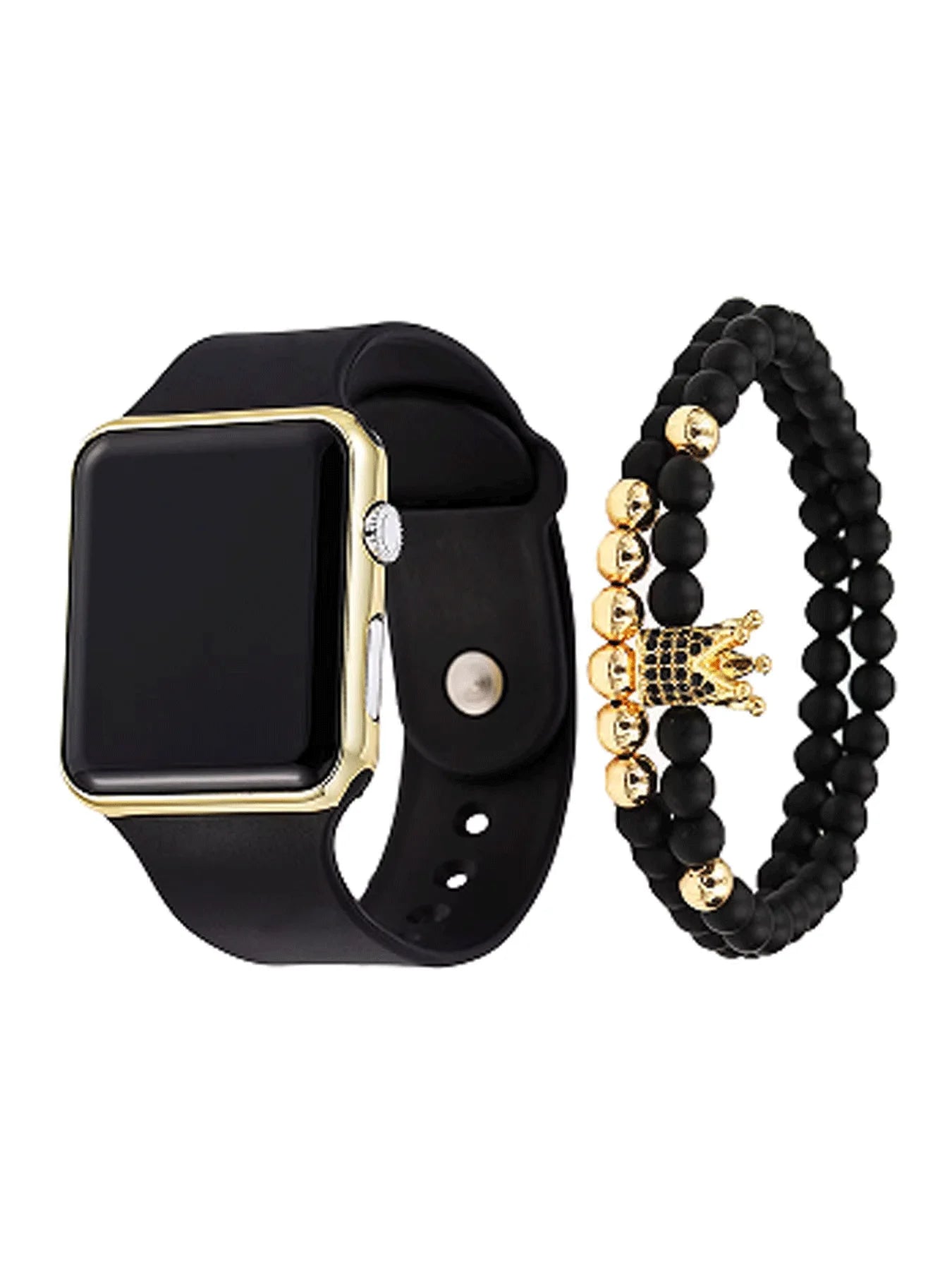3-piece exquisite and versatile women's watch set, fashionable quartz watch, casual steel strip watch, women's watch set Qme