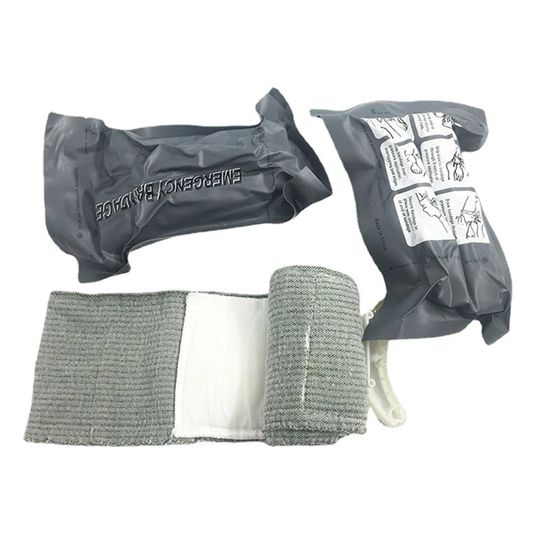 Emergency Trauma Hemostatic Bandage Urgent Bleeding Dressing Vacuum Qme