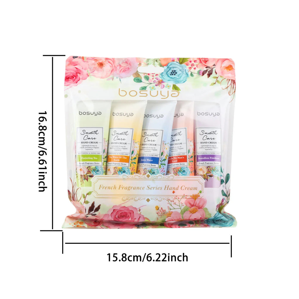 Floral Fragrance Hand Cream Moisturizing Water Locking Clear Easy Qme