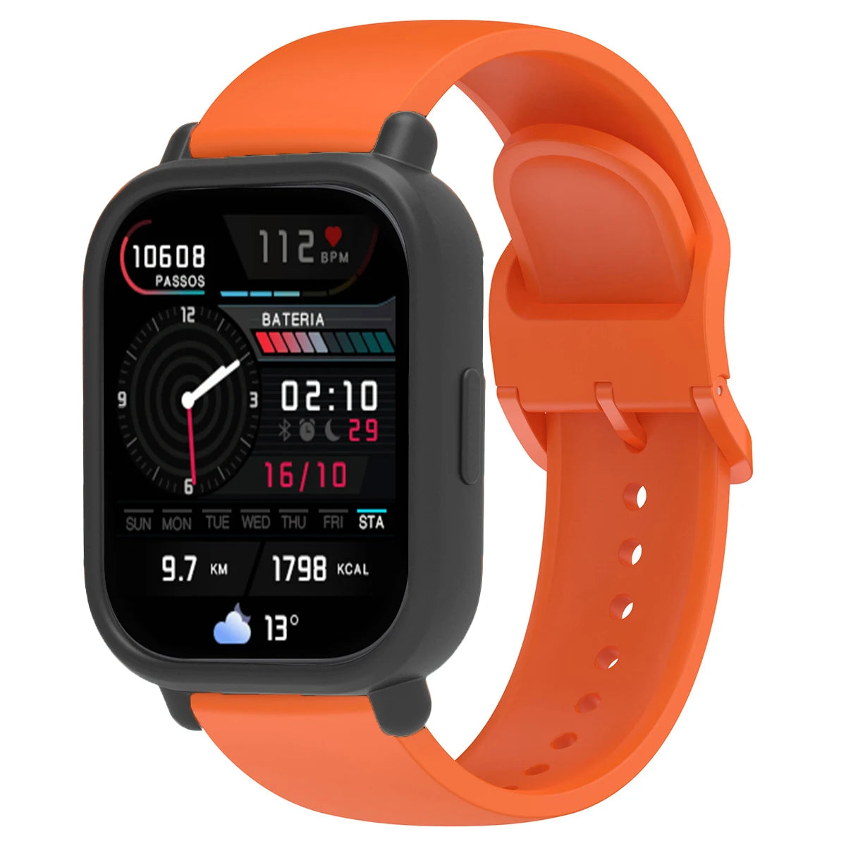 Silicone Case + Strap for Redmi Watch 5 Lite / 5 Active Repacement Bracelet Belt Smart Watchband Protective Shell Cover Qme