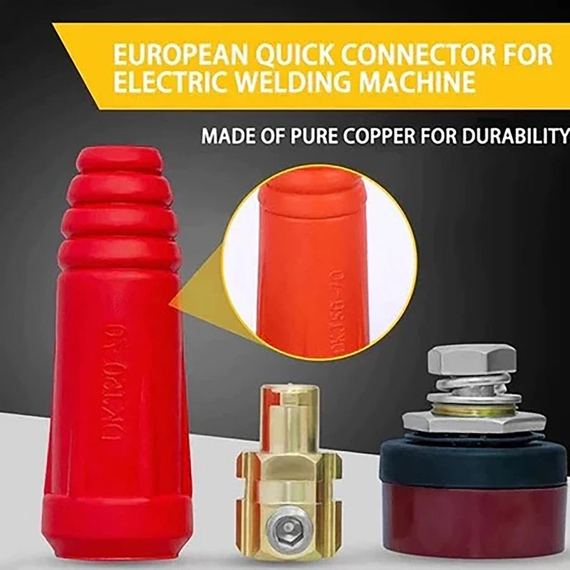 DKJ10-25 European Welding Machine Cable Welding Cable Connector Quick Fitting Male Female Cable. Qme