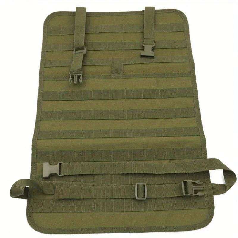 1storage bag for the back of a seat, a tactical car seat organizer bag, a multi-functional backpack for the back of the car seat Qme green