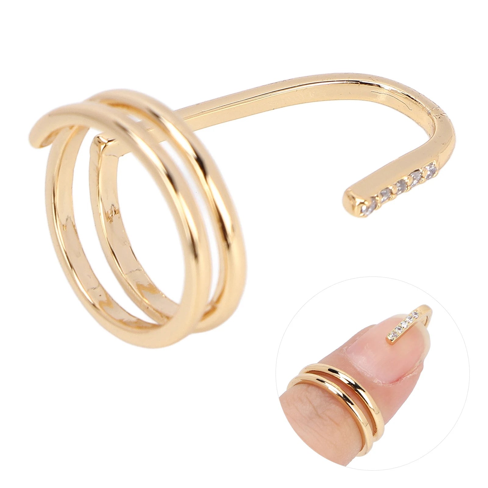 Fashion Nail Decorative Nail Fashion Fingertip Jewelry Nail Art Ladies Wearing Nail Accessories Fingernail Qme