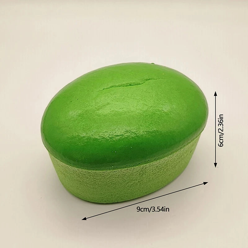 Cheese Cake Squishy Toy Slow Rising Long Bread Rebound Squeeze Stress Qme