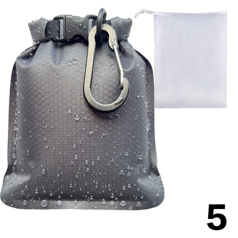 Waterproof Soap Bar Case Dish Bathroom Sealed Tableware Soap Holder Multi-functional Travel Storage Bag For Outdoor Travel Qme 5