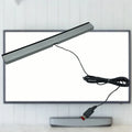 Wired Infrared Ray Sensor Bar with Extension Cord Wired Motion Sensor Bar Wired Remote Sensor Bar for Nintendo Wii Wii U Console Qme Default Title