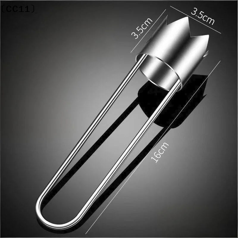 Stainless Steel Corer Tool Fruits Veggies Like Apples Peppers Qme
