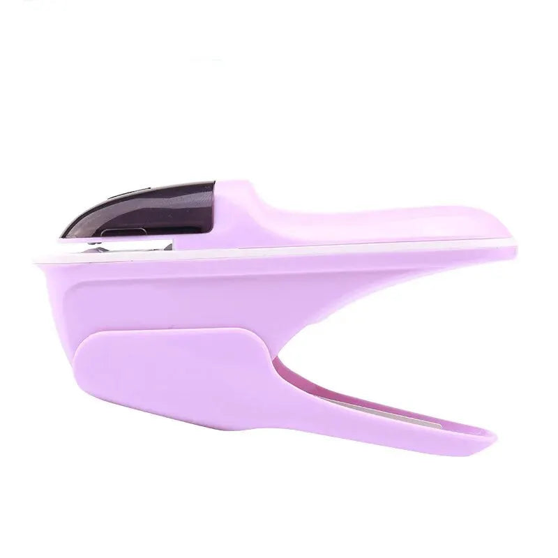 Desktop Stapleless Stapler For Fixing Up To 8 Sheets For Home School Office Desktop Stapler Ticket Paper And Document Binding Qme purple