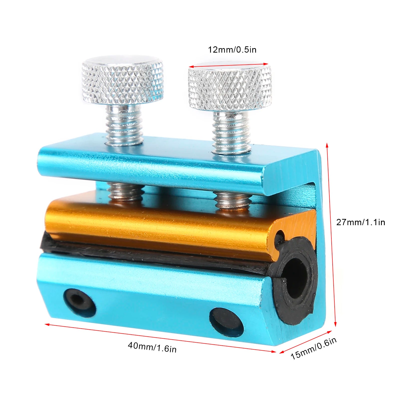 Cable Luber Lubrication Tool Motorcycle Dual Cable Oiler Luber Lubricator Tool Aluminium Rubber Modification for ATV Cable Oiler Qme