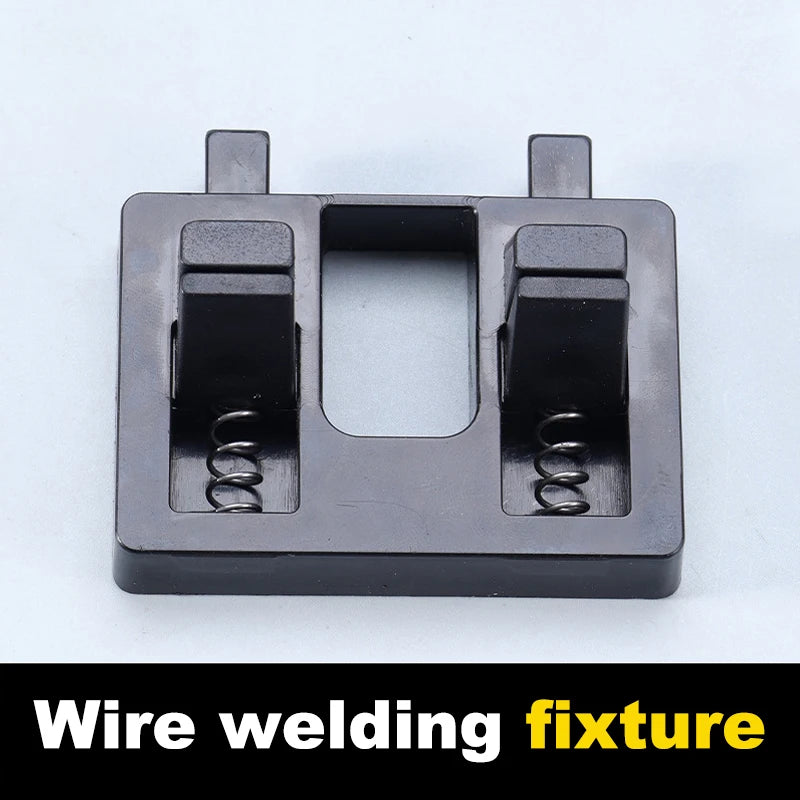 Electric Wire Soldering Fixture Strong Hold Anti-slip Dual Clamps Qme