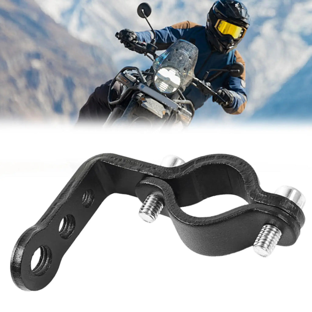 Motorcycle modification extension bracket spotlight fixing pipe clip handlebar extension bracket for Headlight Phone Qme Default Title