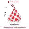 Cotton Linen Polka Dot Triangular Pot Handle Holders Heat Insulation Hanging Loop Perfect For Kitchen Cooking Baking Qme A