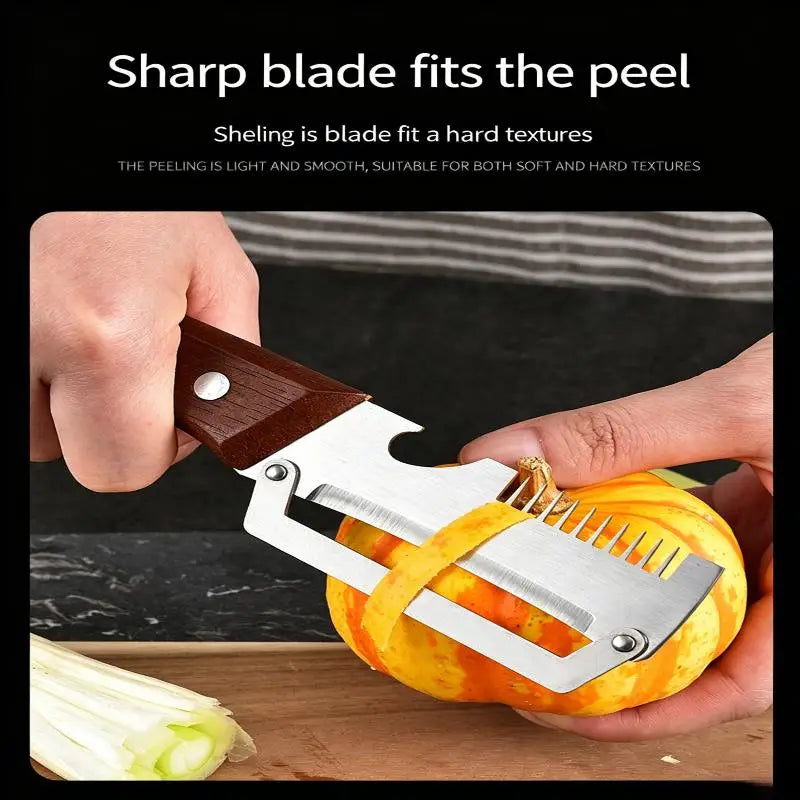 Stainless Steel Vegetable Peeler Multi Functional Kitchen Tool Potato Qme