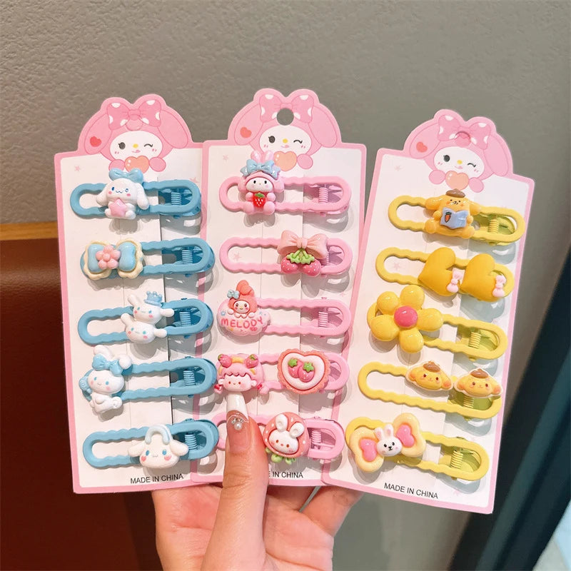 Clow Mi Cartoon Hair Clips Cute Accessories Students Side Bang That Qme