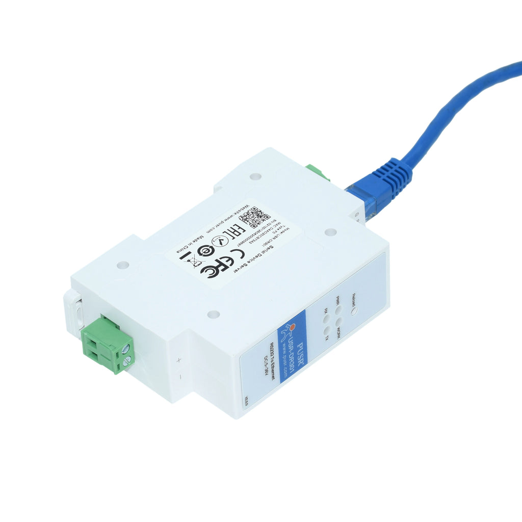 Serial Port RS232 To Ethernet Converter Server IOT Device USR-DR301 Support Modbus Qme