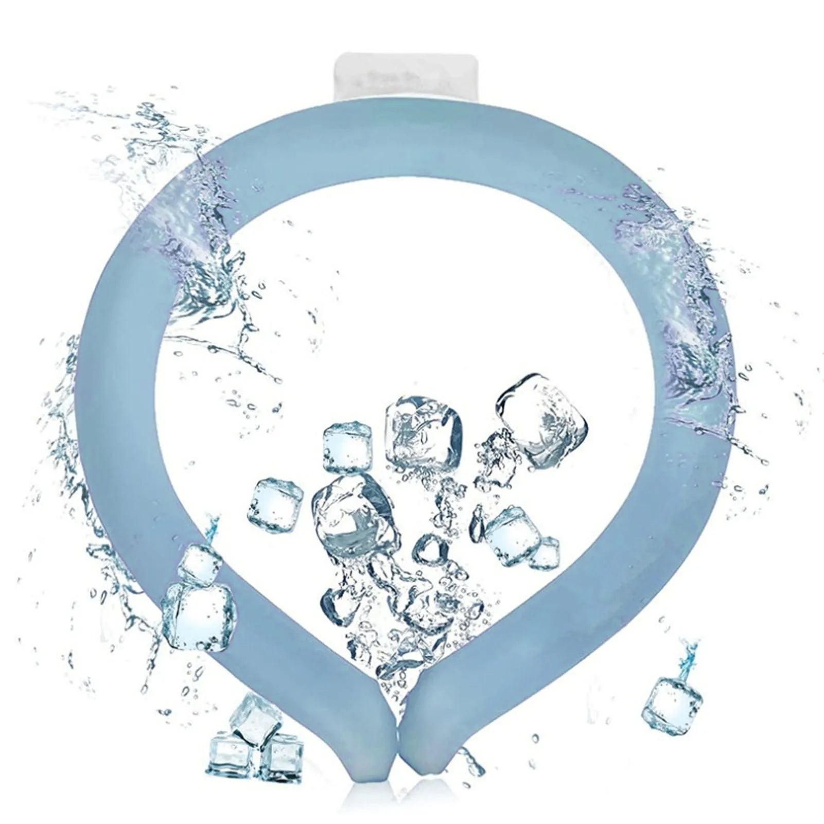 Neck Cooling Ring Reusable Neck Cooling Wraps Wearable Cooling Neck Tube 18 Degrees Celsius Freezing Ergonomic Neck Cooling Tube Qme