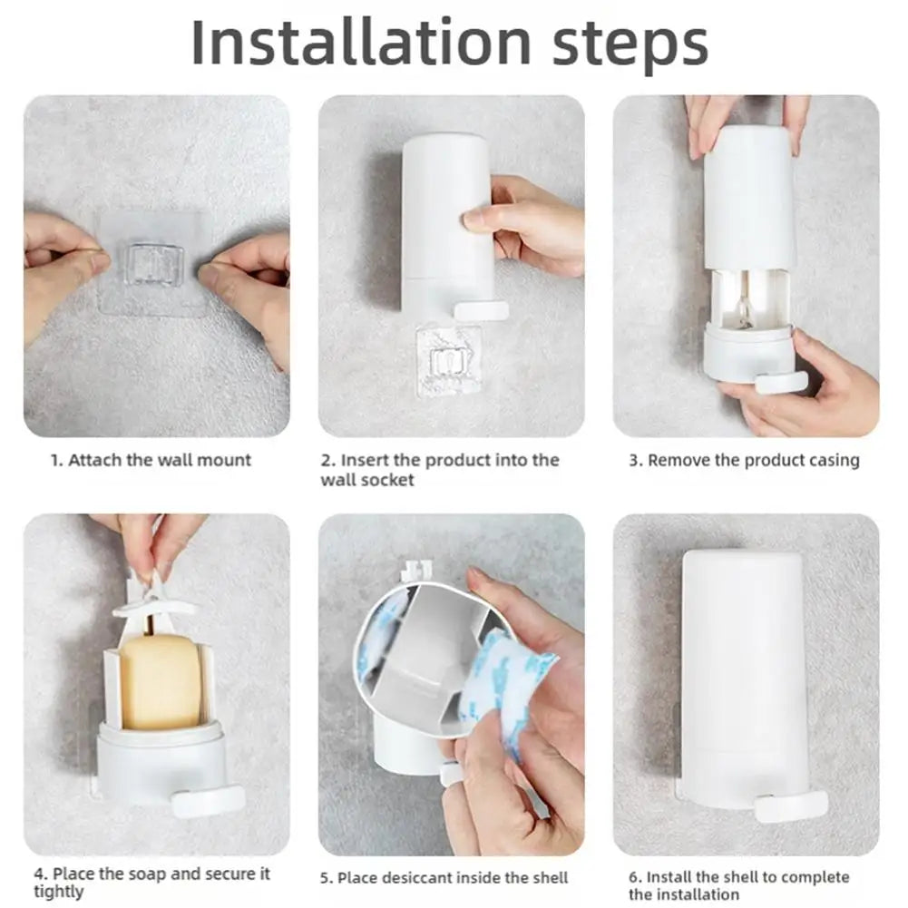 Bar Soap Dispenser Hand Wash Soapbox Dish Wall Soap Grinder Supplies Bathroom Accessories The Dishes Portable Products 3 Gears Qme