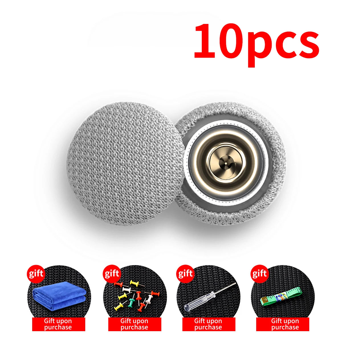 Car Roof Fabric Peeling Repair Nails Many Accessories Random Colors Qme Silver