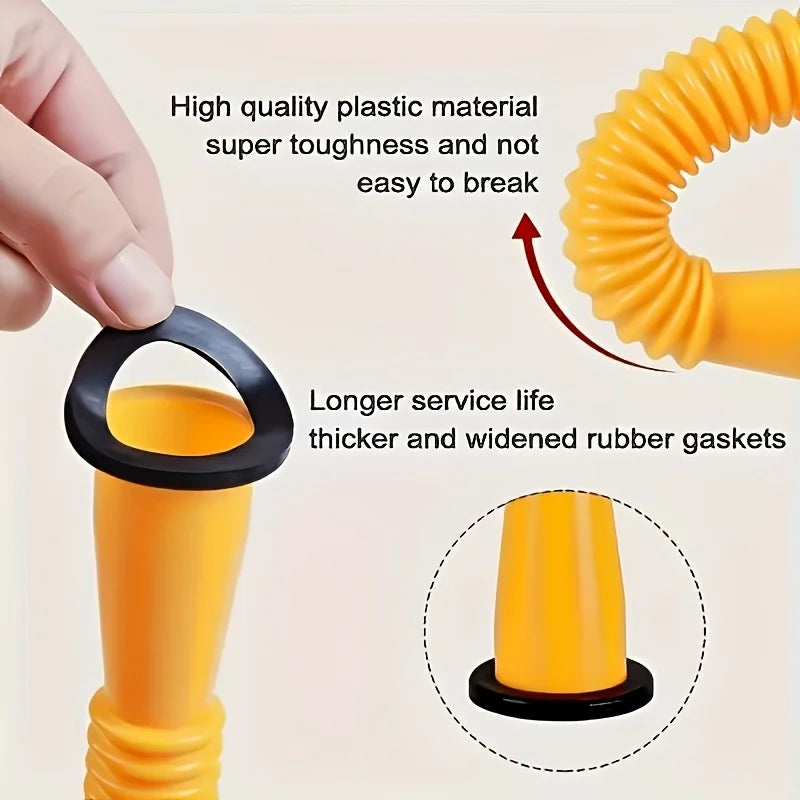 8pcs Durable Fuel Tank Nozzles for European & American Cars, Fits 3.79/7.57/18.93/37.85L Tanks. Thickened Gasket, Anti-Slip Qme