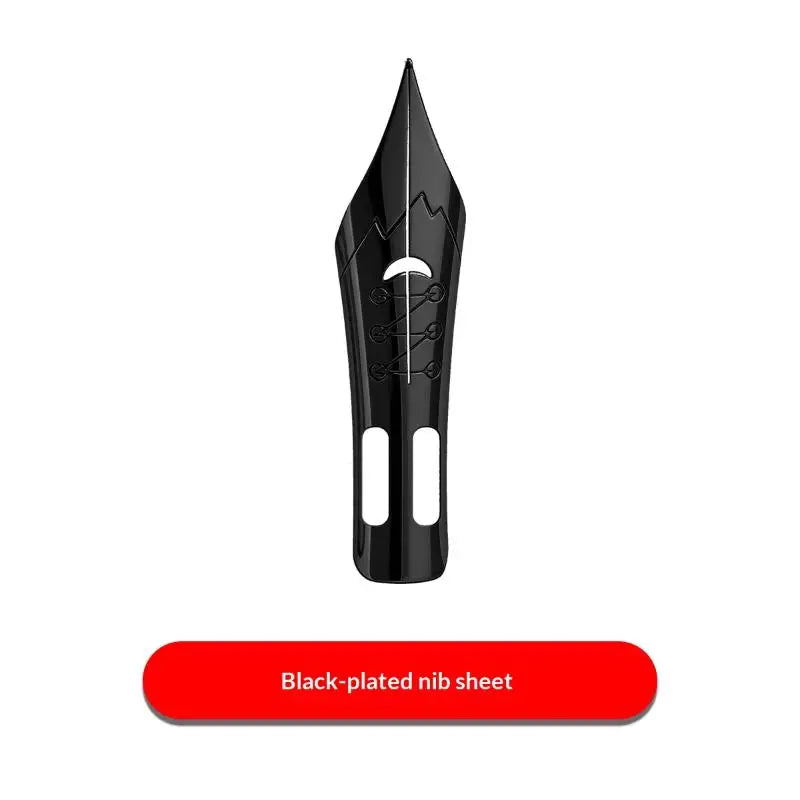 Soft Elastic Calligraphy Nib Round Body Pointed Tip Dip Pen Qme A6