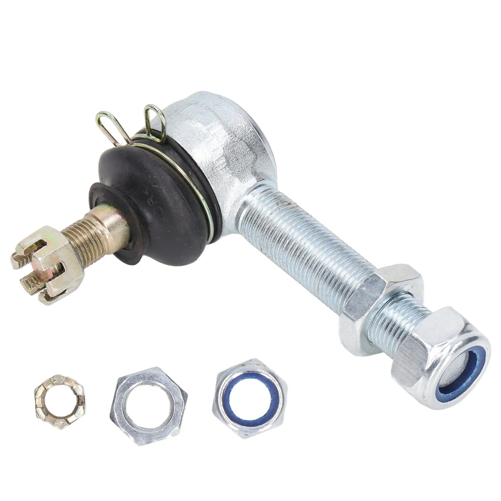 12mm/0.47in 16mm/0.63in Tie Rod End Steel Alloy Ball Joint For 150cc 250cc Quad Dirt Bike ATV Tie Rod End Ball Joint Replacement Qme as pic