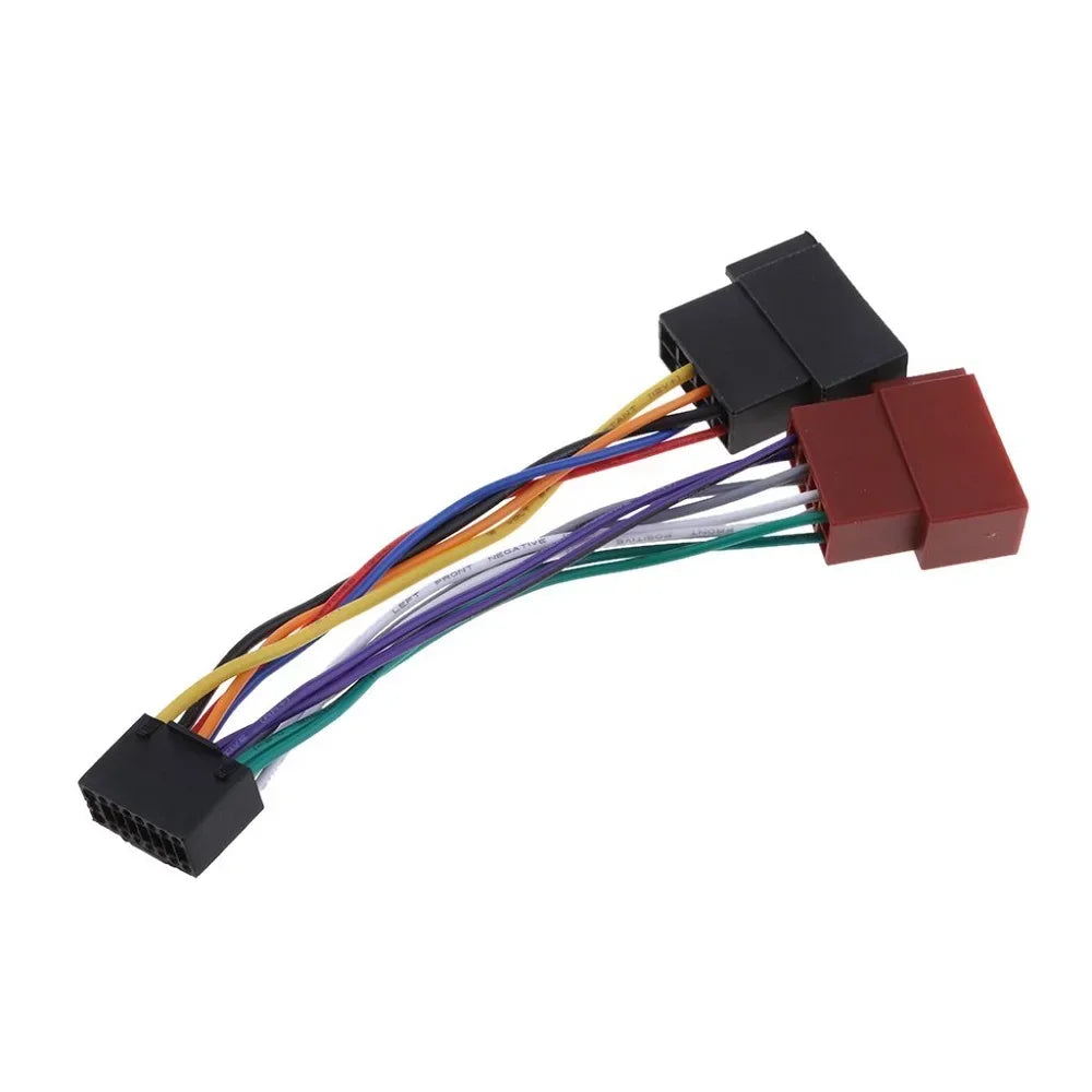 3psc 16 Pin Car CD Tail Line Stereo Radio Player ISO Wiring Harness Connector Audio Cable For Pioneer 2003-on Qme