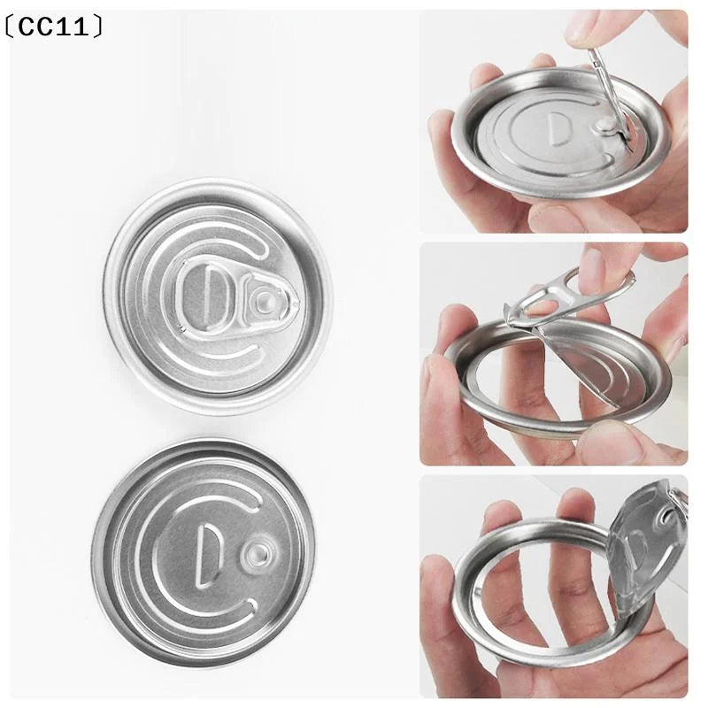 Pull Ring Lid Beverage Soda Drink Beer Cola Lids Food Can Cover Seal Qme