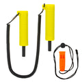 Fishing Ice Auger Retractable Ice Drill with Whistle Protection Set Safe Reliable Long Stretch Rope for Skating Ice Fishing Qme YELLOW