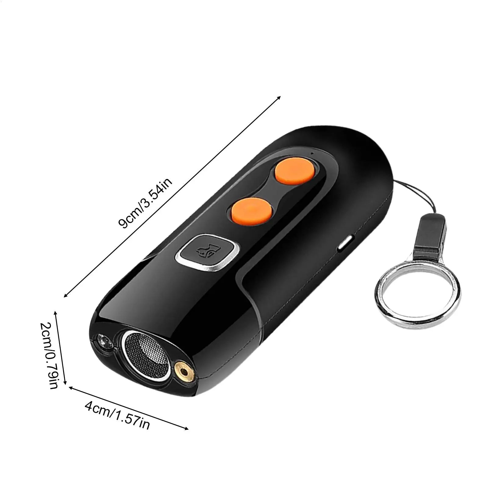 Anti Dog Barking Device Handheld Rechargeable No Bark Trainer 3 Modes Qme