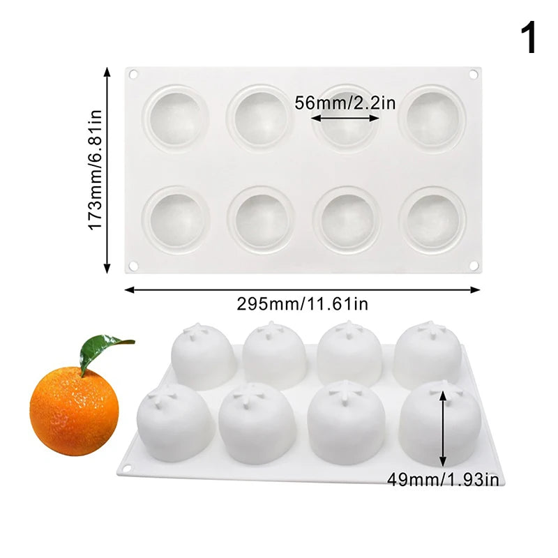 Strawberry French Dessert Mousse Moldorange Baking Mould Pineapple Qme 1