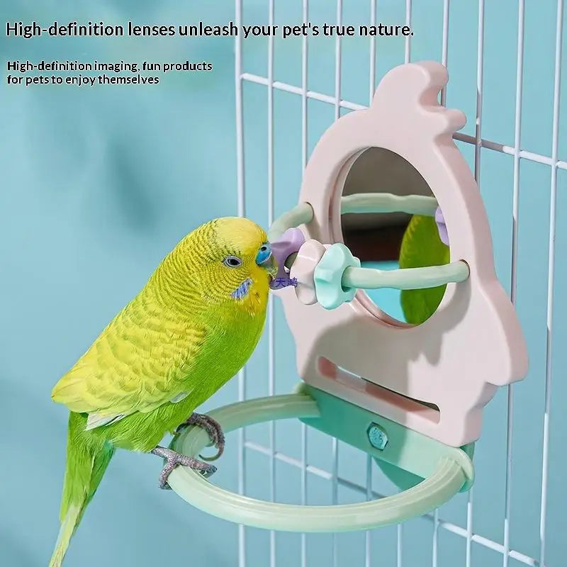 Grinding Teeth Stand Pole Gnawing Bird Toy Birdcage Accessories Qme