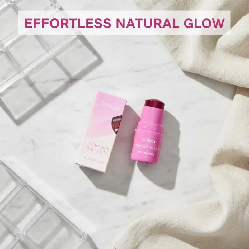 All One Blusher Stick Lip Cheek Hydrating Creamy Texture Easy Use Qme