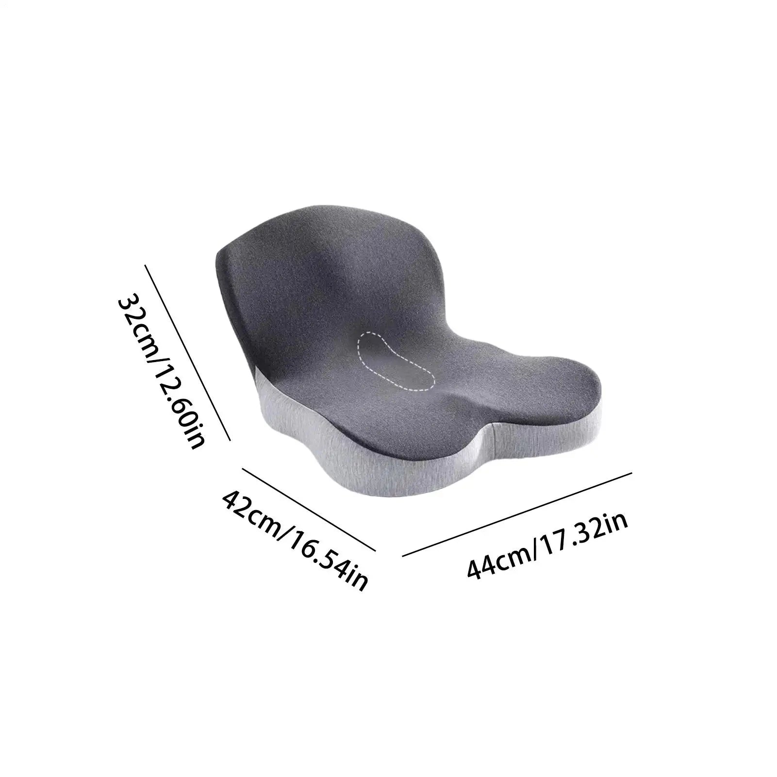 Office Seat Cushion Zipper Breathable Slow Rebound Chair Women Men Qme