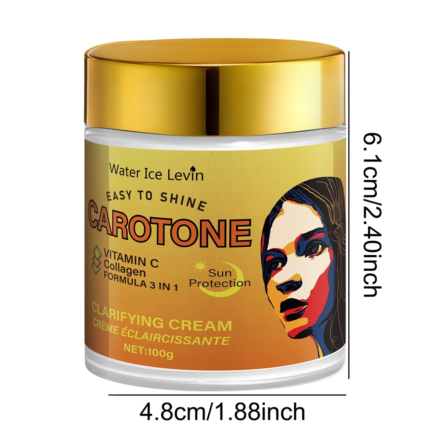 With Vitamin C + Collagen & sun protection for clarifying, long-lasting skin radiance. 100g Qme