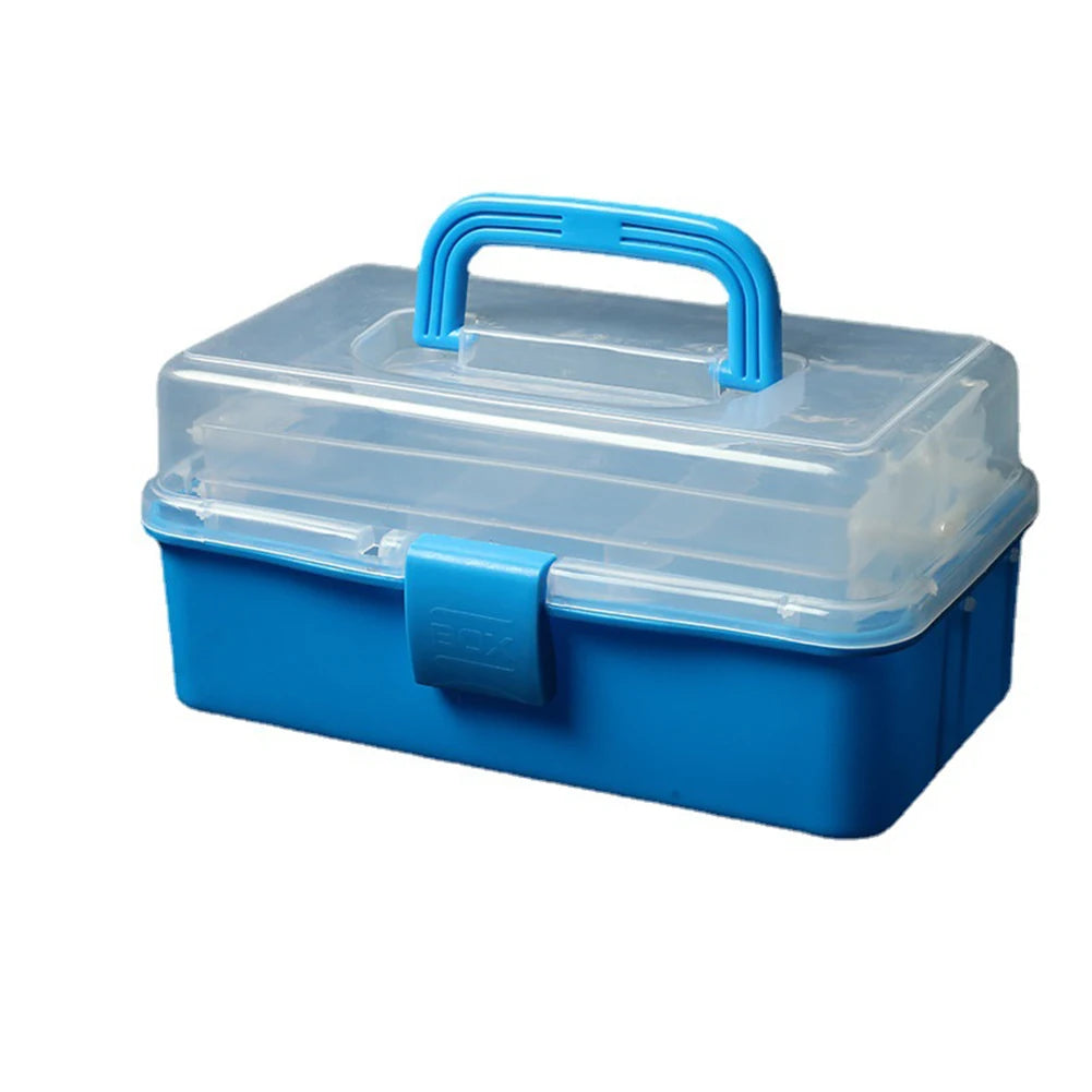 3 Layers Fishing Tackle Box Organizer Storage Box Cantilever Box Multifunctional Tool Storage And Organization Qme b