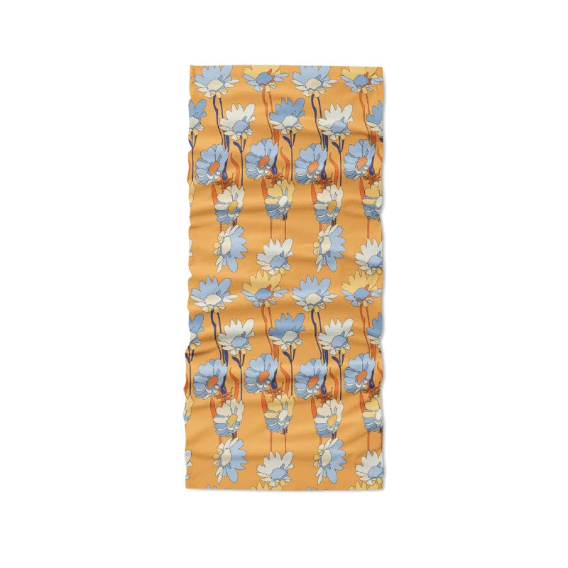 Fashion Daisy Series Headscarf Ladies Outdoor Sweat-wiping Dust-proof