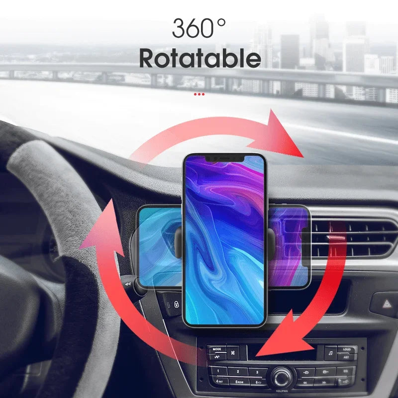 Carsun Car Phone Holder Car Air Outlet Mount Clip Car Accessories Interior Universal Mobile Holder ABS Car Mount Phone Support Qme