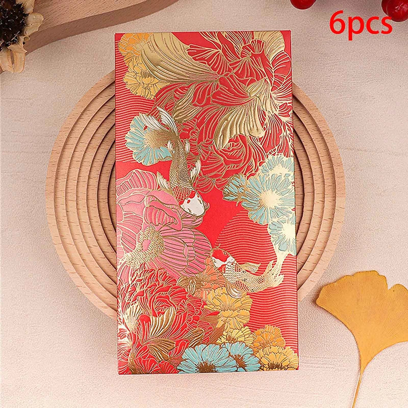 Universal Creative Koi High-end Envelope Wallet Red Spring Festival Qme A2
