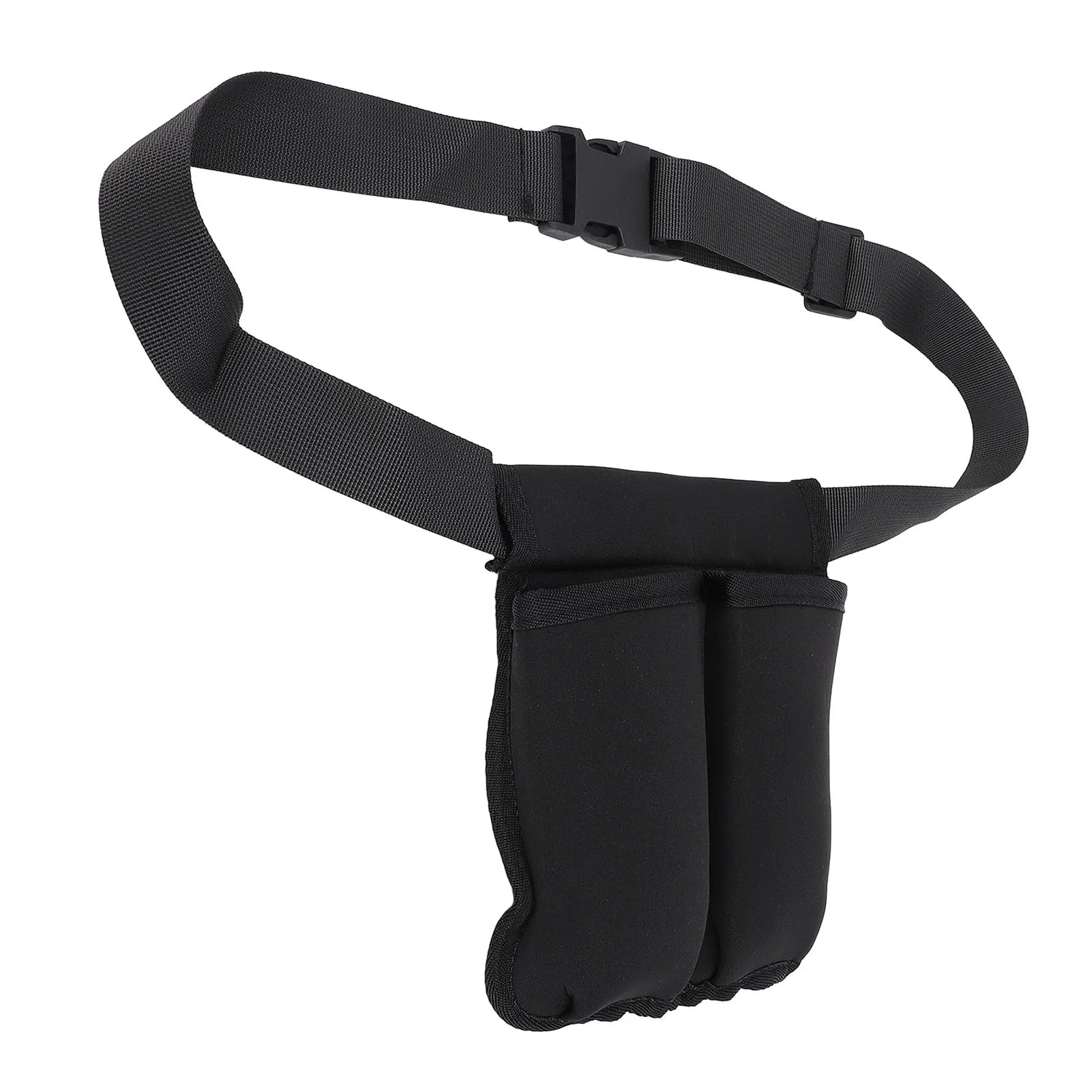 Massage Waist Pouch Two Bottles Massage Bottle Bag Adjustable Belt Supplies Professional Lotion Holster for Therapist Qme