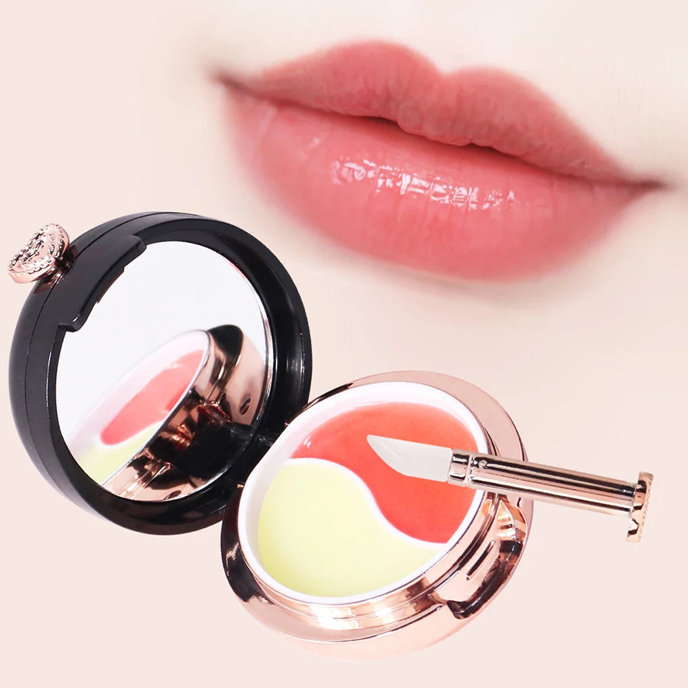 Moisturizing Dual Tone Lip Mask Suitable All Skin Types Cares Lips Qme 1pcs