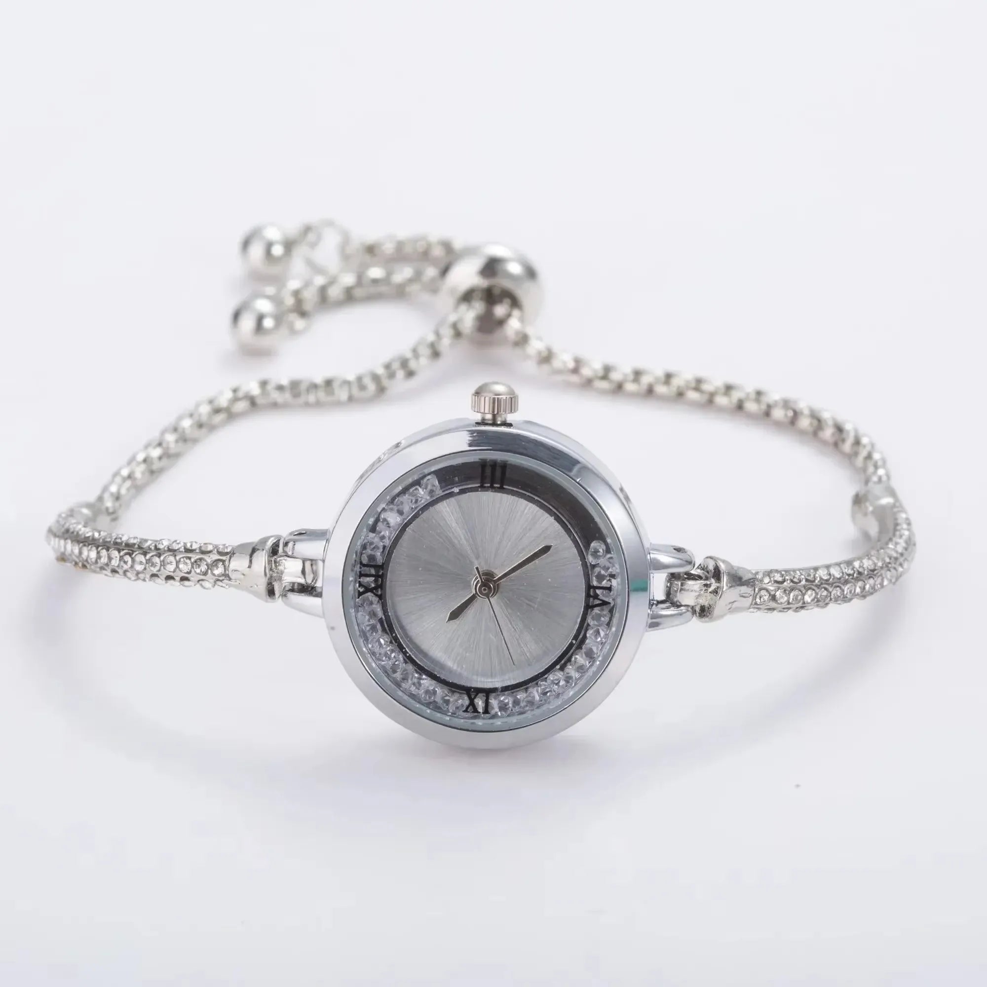 Fashion Female Wrist Watch Gold Bracelet Small Dial Elegant New Watch Beautiful Female Steel Bracelet Quartz Wrist Watch Qme 3