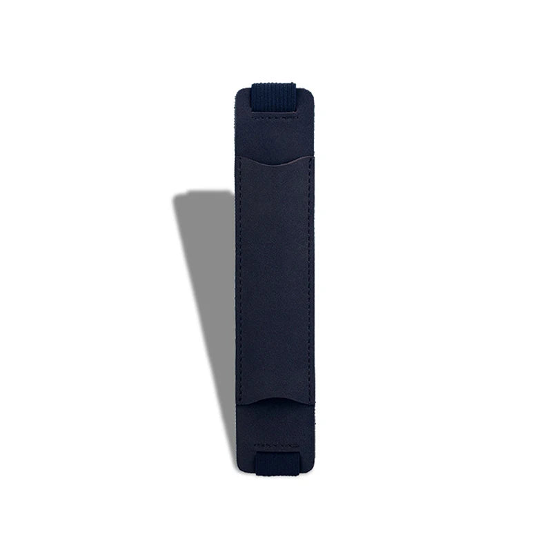 Adjustable Elastic Band Pen Holder PU Leather Sleeve Pouch Notebook Qme A3