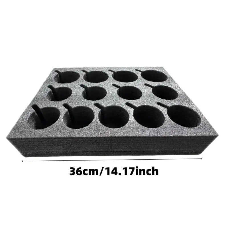 Bubble Cup Glass Coaster Storage Box Cup Holder Rack Shelf Motorhome Large Travel Vehicle Camper Accessories Qme black