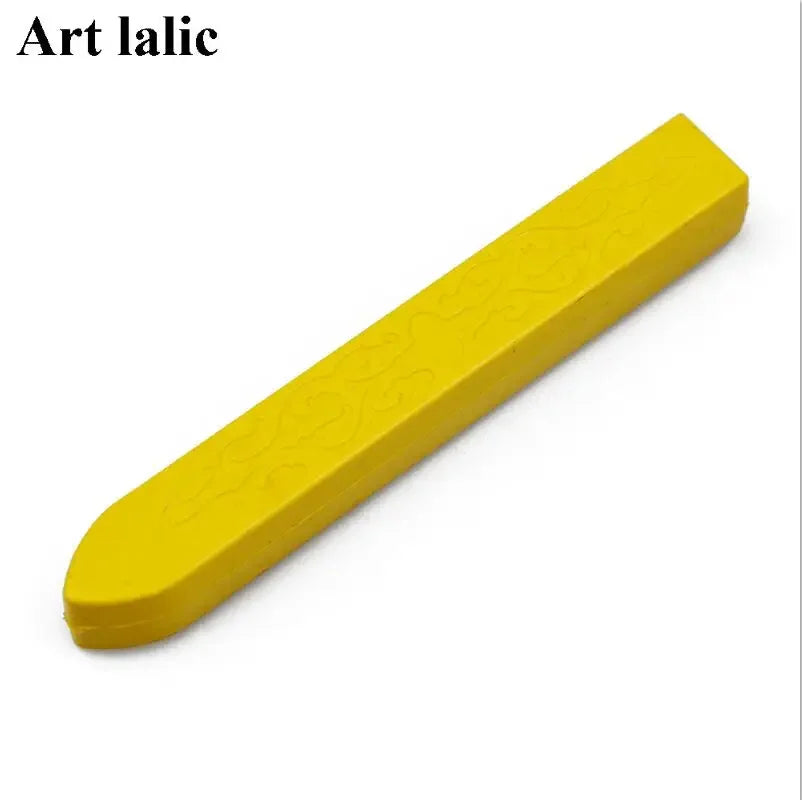 Sealing Wax Stick Retro Seal Stamps For Letter Wedding Invitations 90*10*10mm Vintage Cord Wick Vintage Sealing Wax Sticks Qme Yellow
